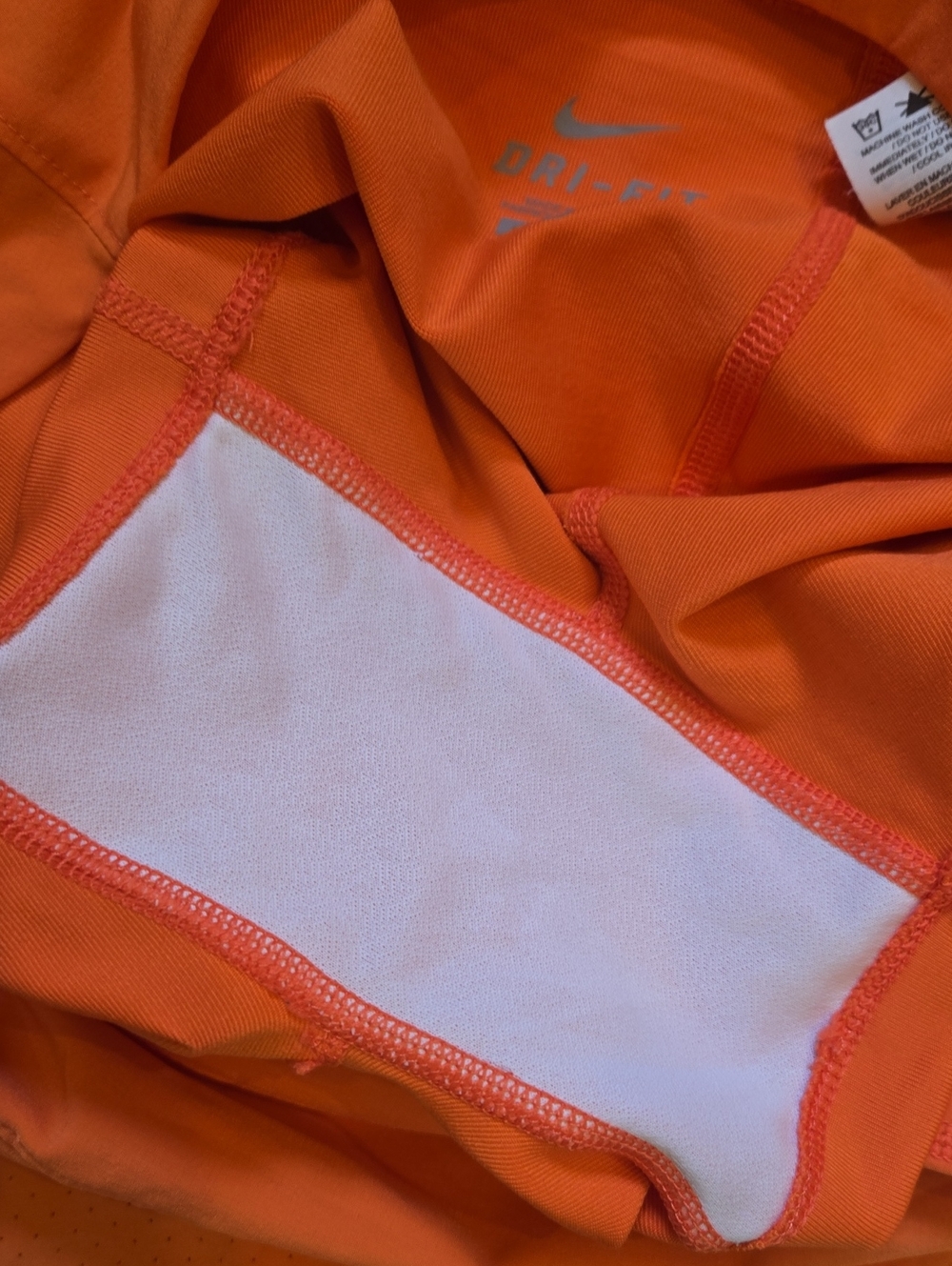 Nike Dri-Fit Orange Leisure Skort - Picture 8 of 8